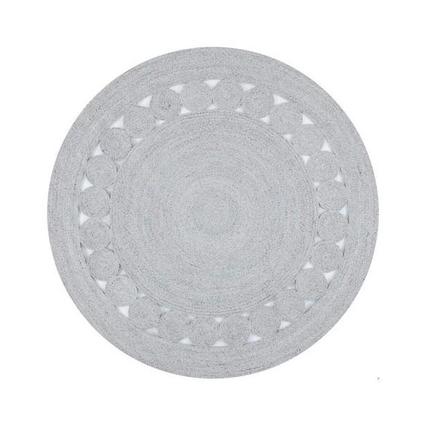 Safavieh 5 x 5 ft. Cape Cod Round Area Rug, Grey CAP225F-5R - main